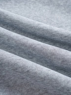 Women’s Cross-Print Joggers – Light Gray Polyester Straight-Leg Pants (Spring/Fall)