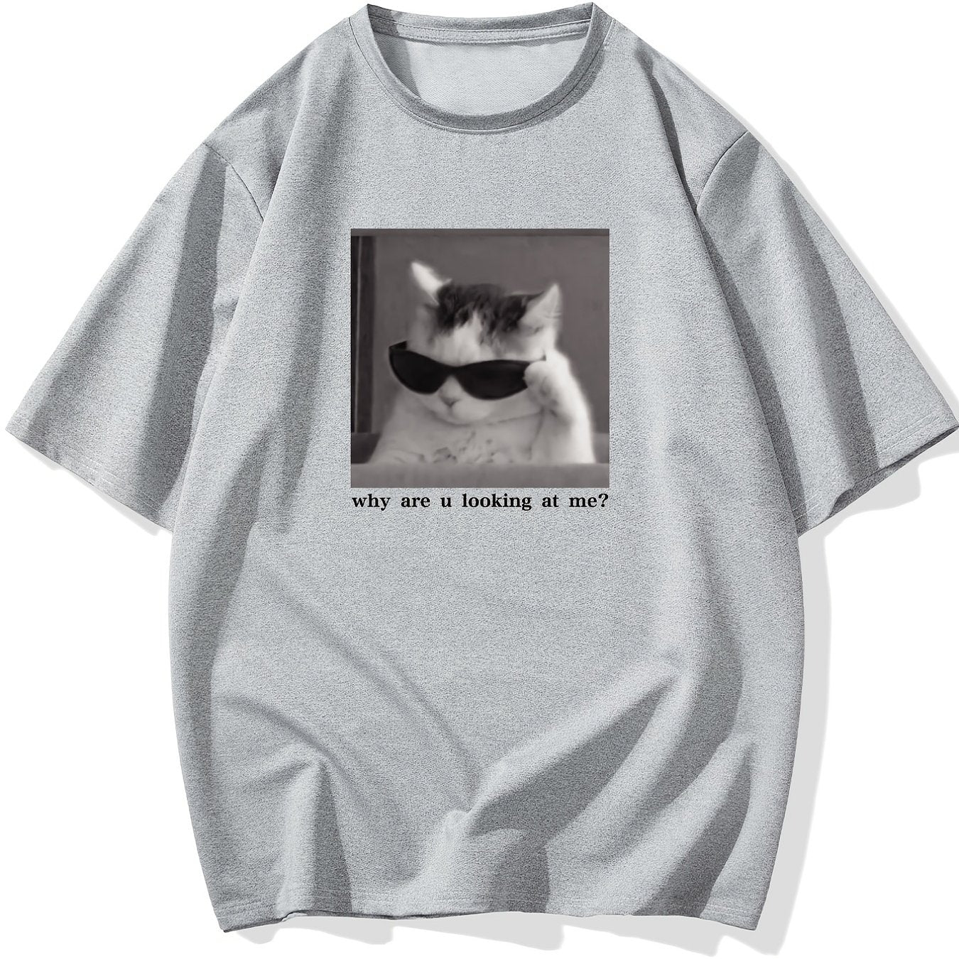 Oversized Logo Graphic Tee – Men’s & Teen Streetwear Short Sleeve Shirt