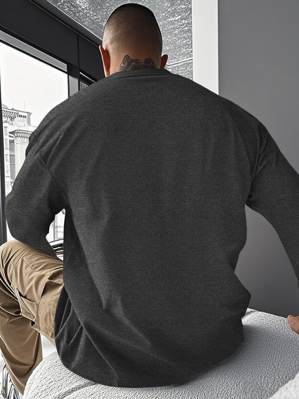 Men’s Oversized Freedom Long Sleeve Tee