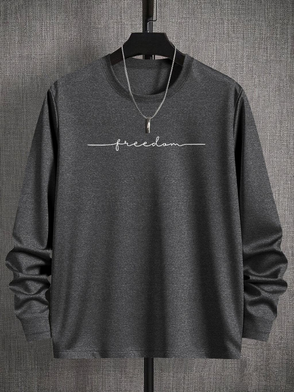 Men’s Oversized Freedom Long Sleeve Tee