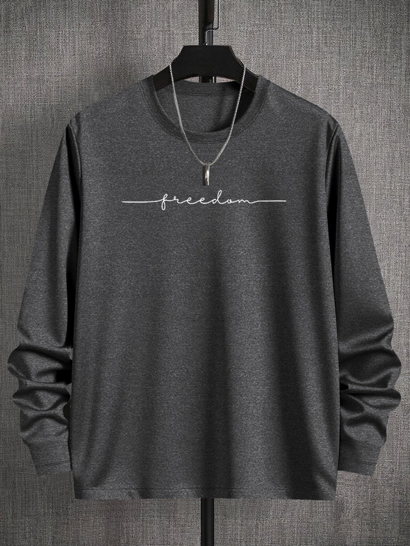 Men’s Oversized Freedom Long Sleeve Tee