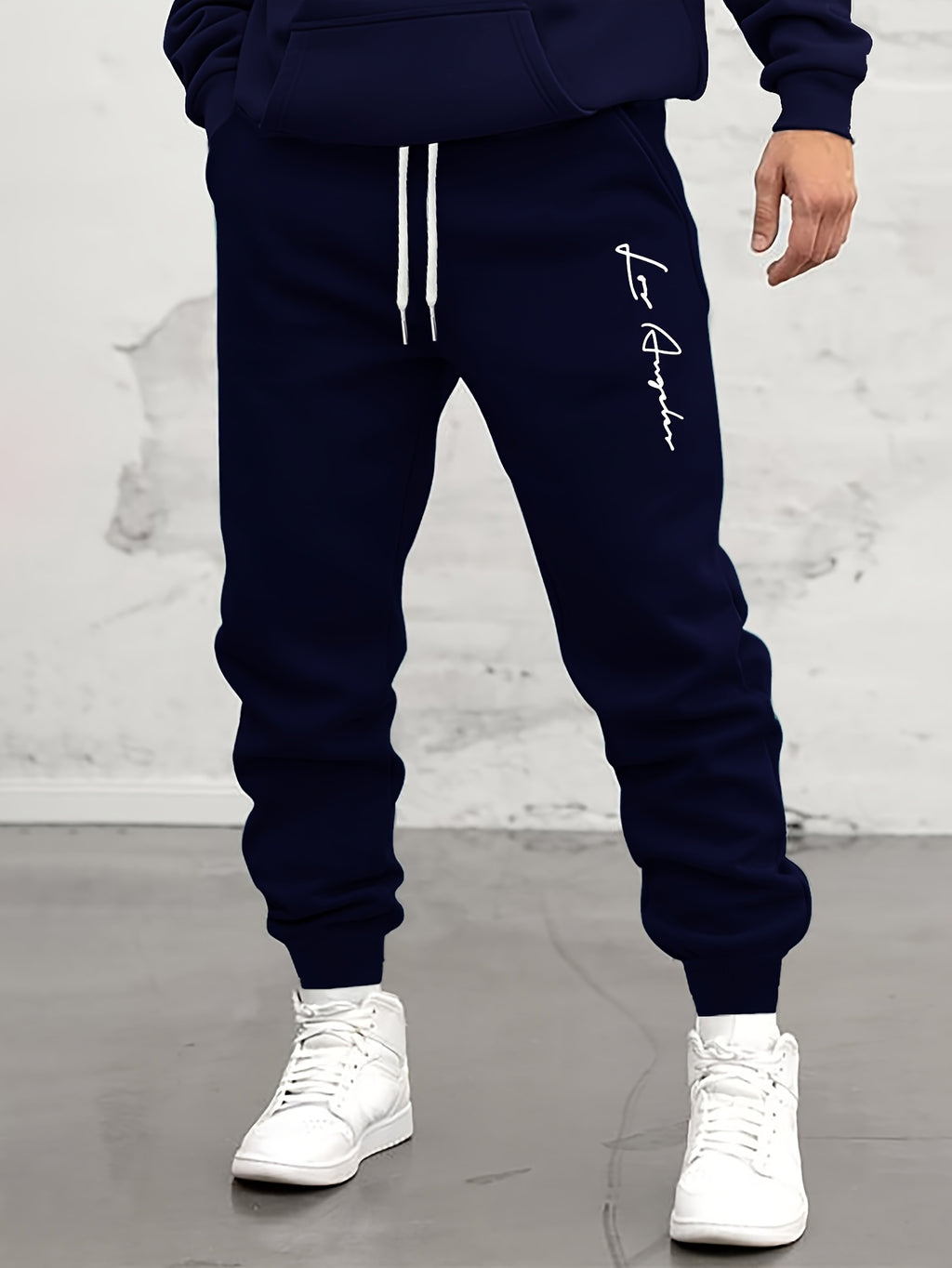 Men’s "BESTSELLER" Black Athletic Joggers – Stretch Running Pants with Drawstring