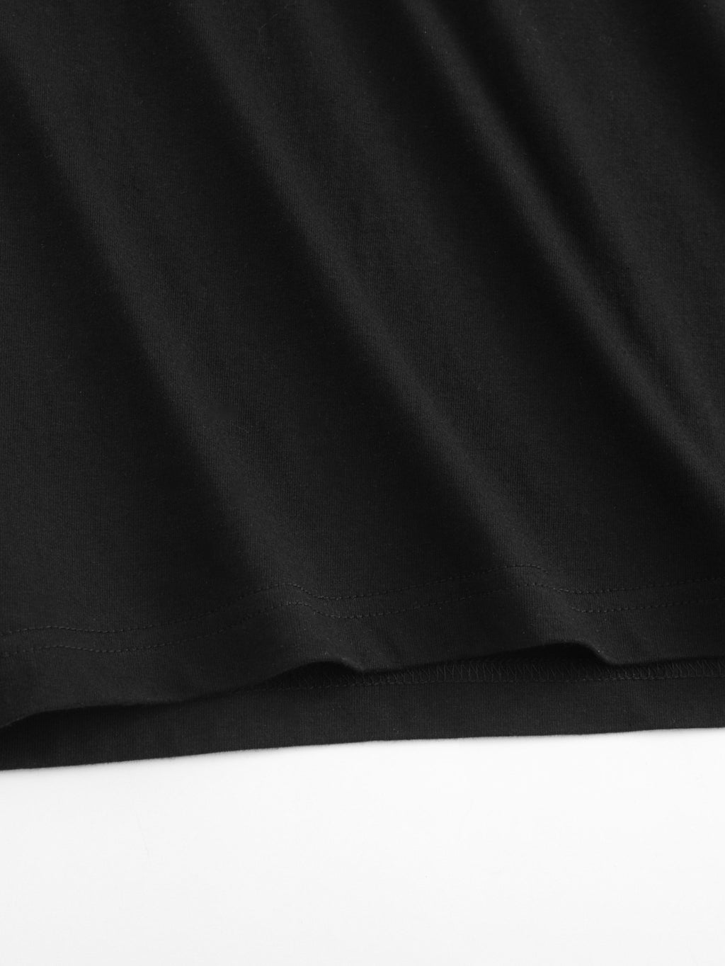 Men’s Oversized 180gsm Heavyweight Tee – Black with Joyful Face & X-Eyes Print