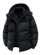 Men’s"best-seller" 2025 Color-Block Winter Warm Hooded Jacket – Thick & Cozy