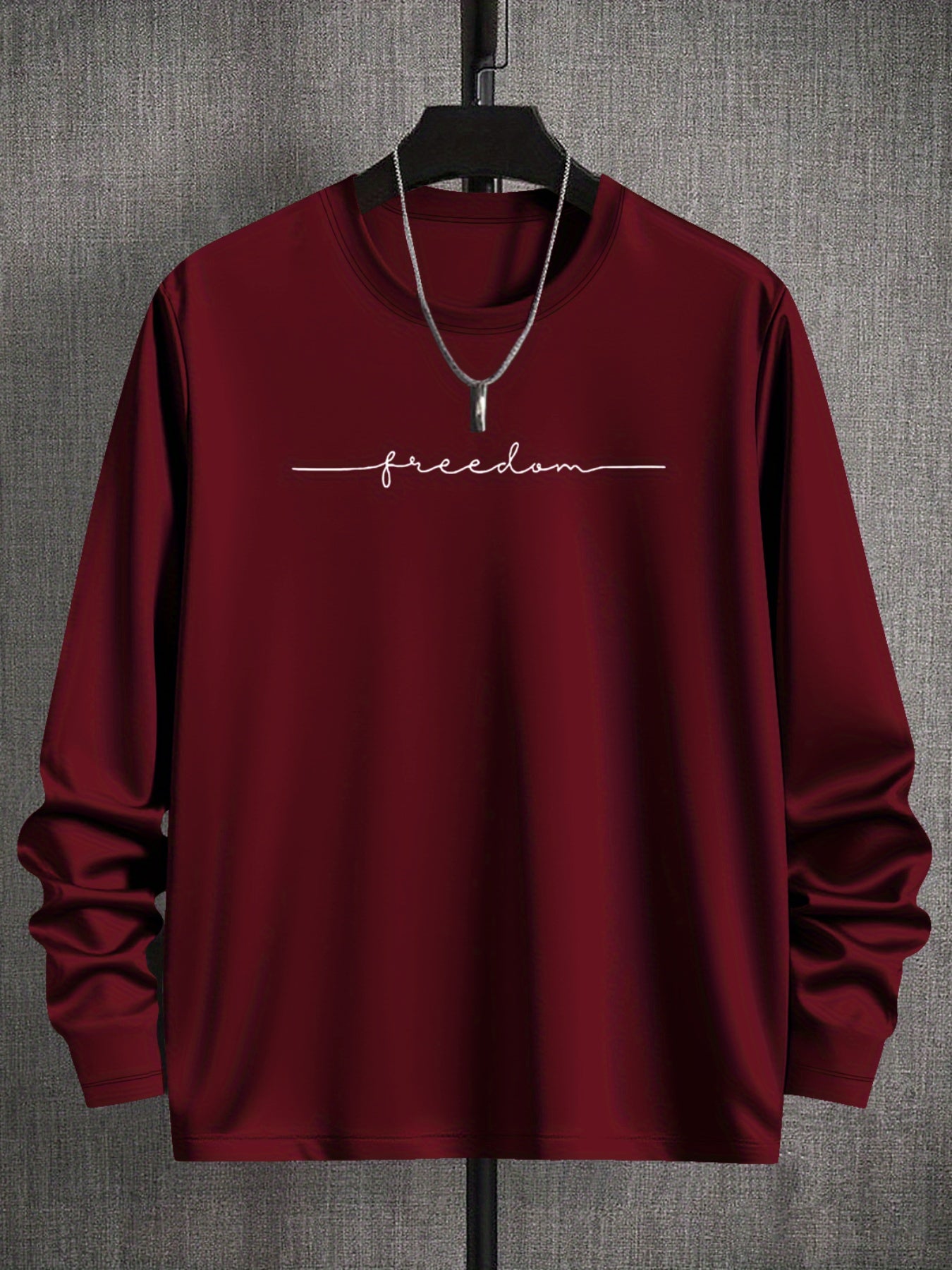 Men’s Oversized Freedom Long Sleeve Tee