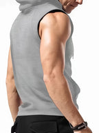 Printed Hooded Lightweight Vest – Urban Sleeveless Streetwear