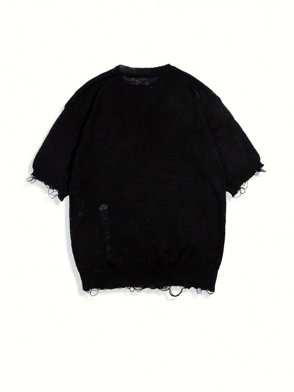 Men’s Drop-Shoulder Streetwear Tee – Bold Letter Graphic Print