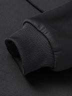 Men’s Fleece-Lined Skull & Bat Zip Hoodie – Warm Fall/Winter Streetwear