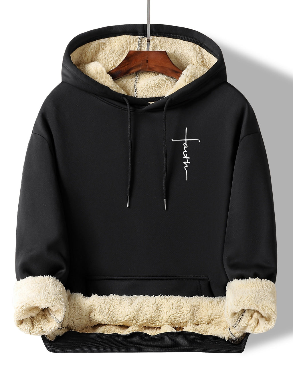 Men’s Fleece-Lined Skull & Bat Zip Hoodie – Warm Fall/Winter Streetwear