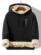 Men’s Fleece-Lined Skull & Bat Zip Hoodie – Warm Fall/Winter Streetwear