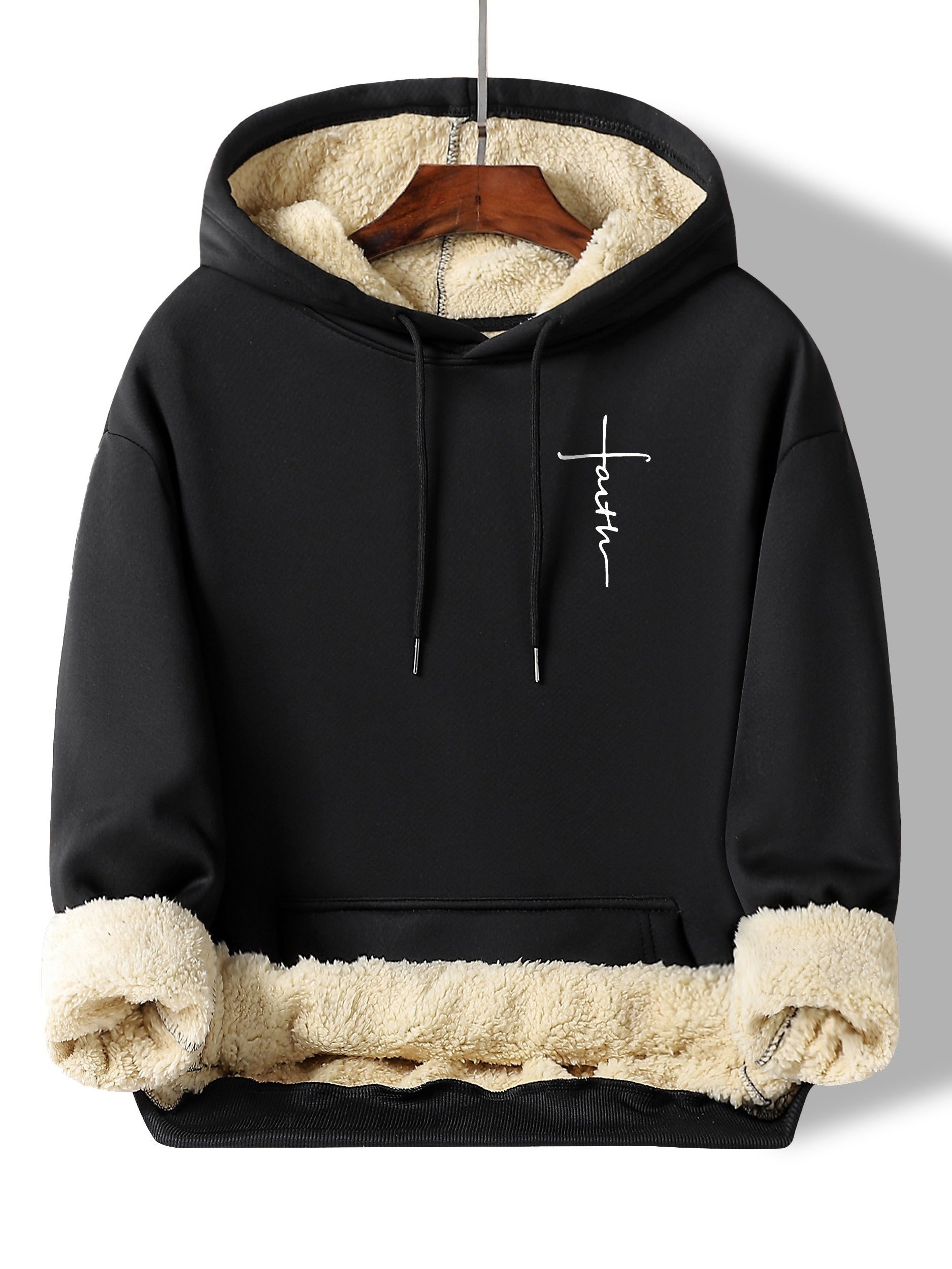 Men’s Fleece-Lined Skull & Bat Zip Hoodie – Warm Fall/Winter Streetwear