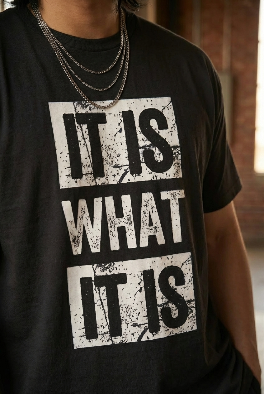 It Is What It Is Oversized Tee