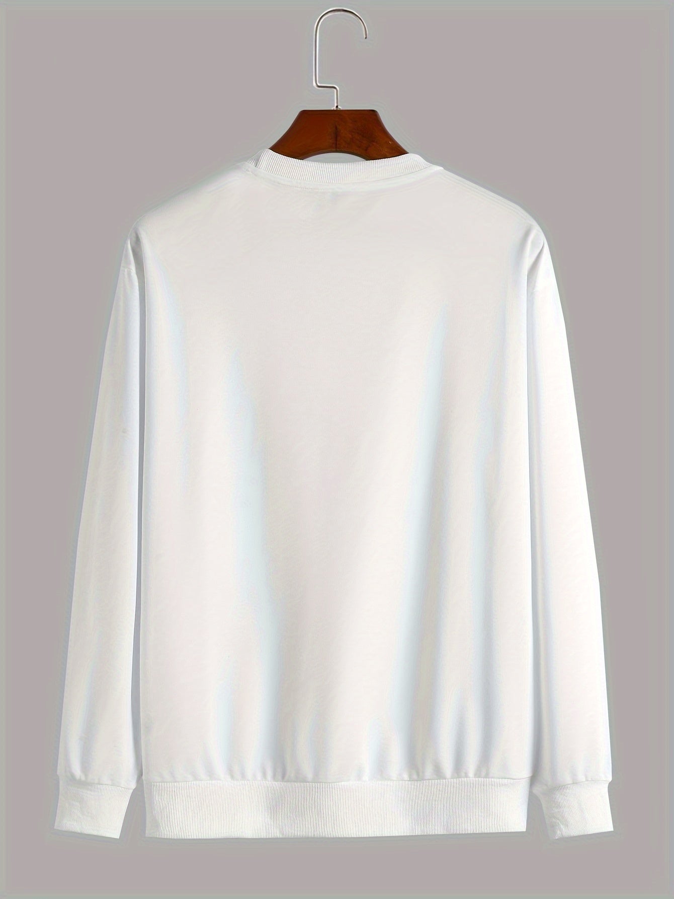 Men’s Thermal Long Sleeve Sweatshirt – Winter Warm Casual Crewneck