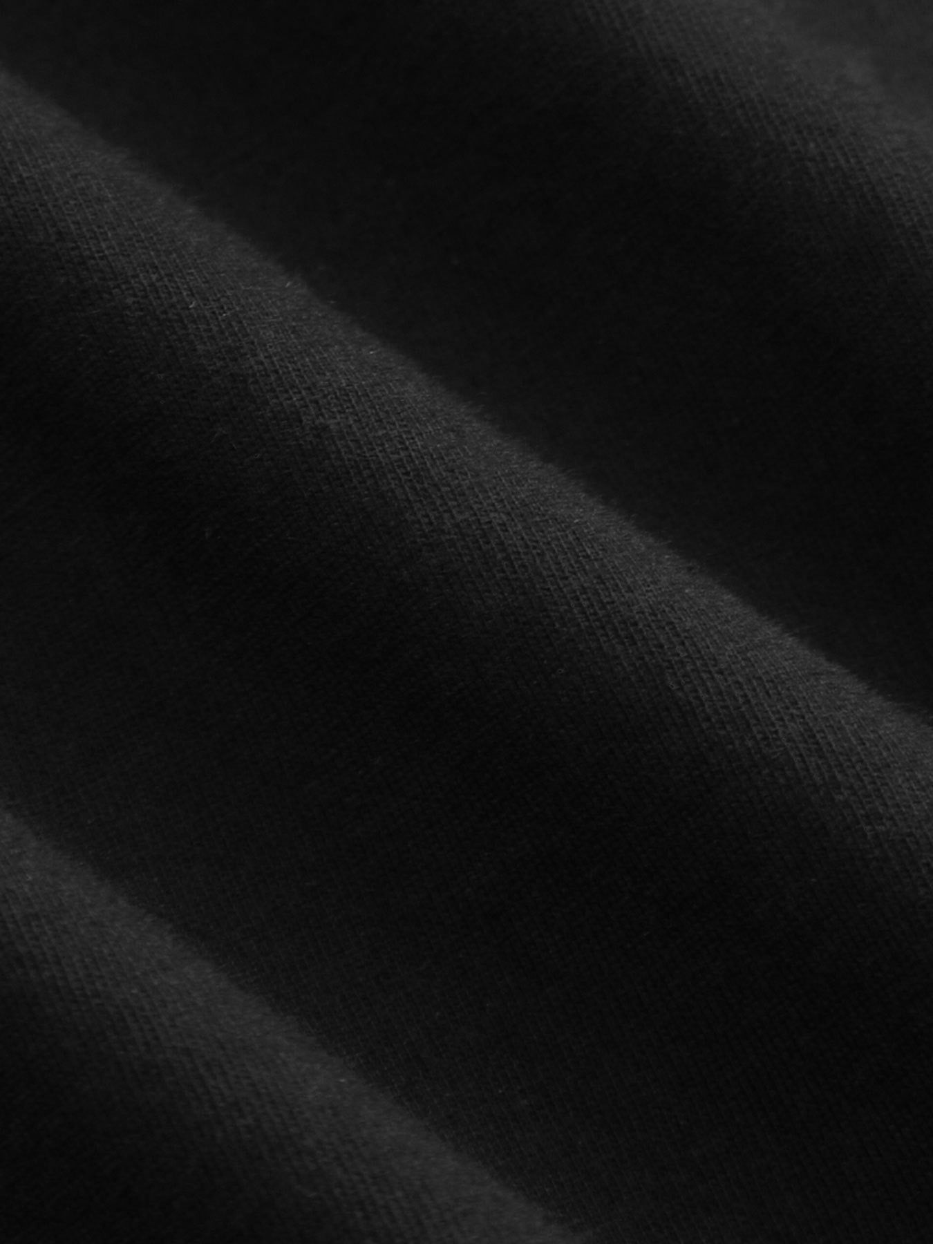 Men’s Oversized Flag Tee – Black Star & Stripe Print, 100% Cotton