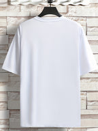 Oversized Pastel Bird Print T-Shirt – Black Casual Tee for Youth & Men (Plus Size)