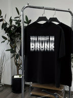 Men’s “You Might Be Drunk” T-Shirt – Cotton Crew Neck Graphic Tee for Summer