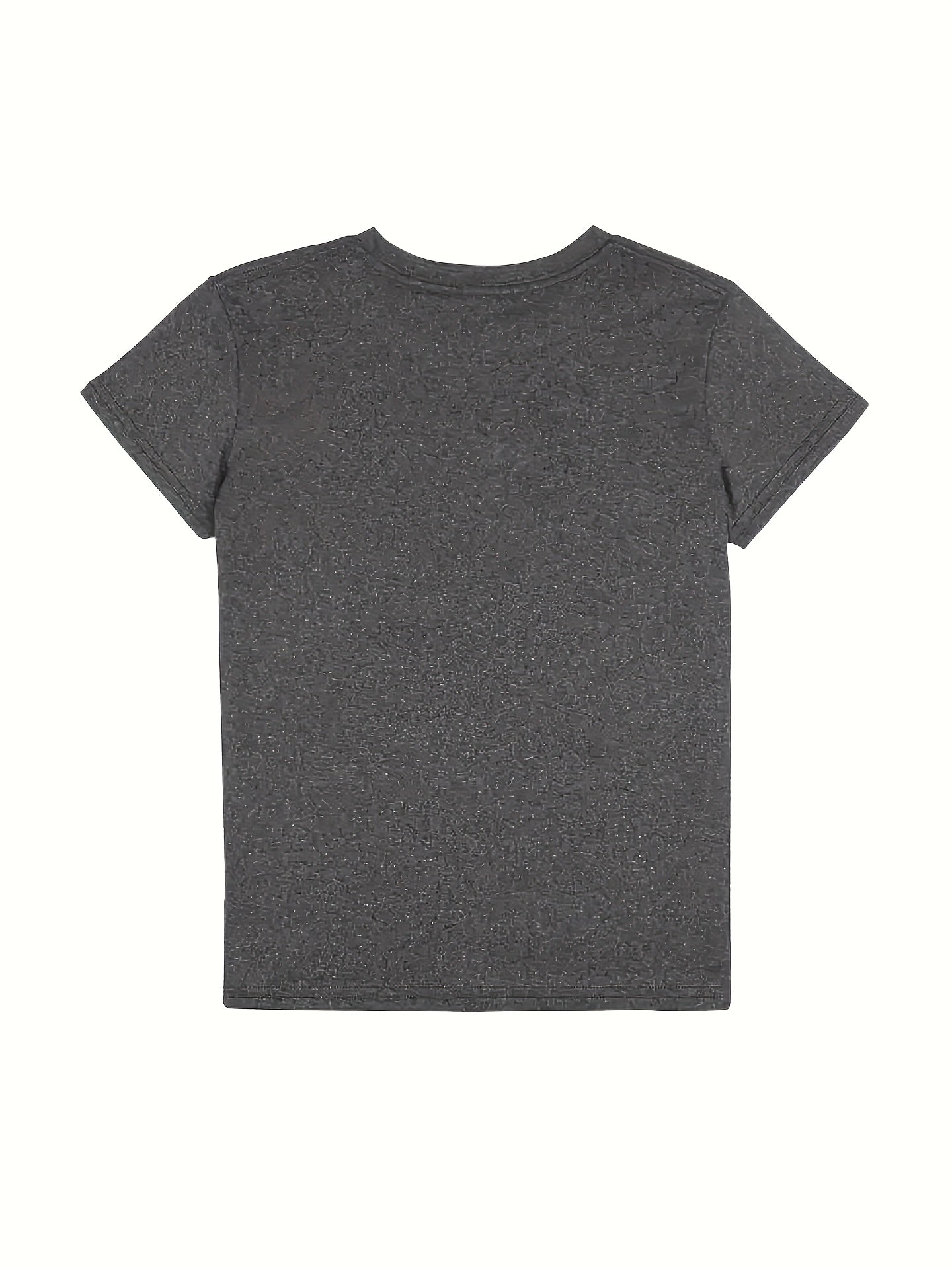 Women’s Graphic Print Tee – Casual Crew Neck Short Sleeve Top for Spring & Summer