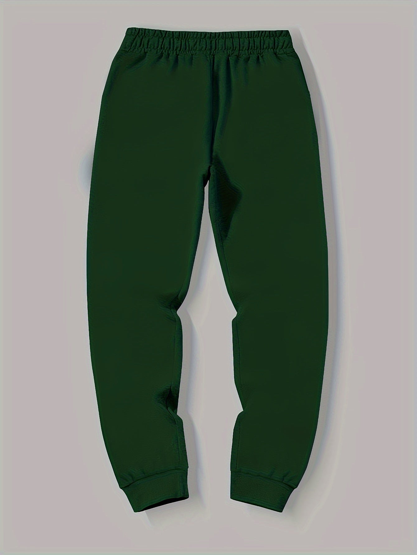 Men’s All-Season Dress Trousers – Solid Color Regular Length Pants