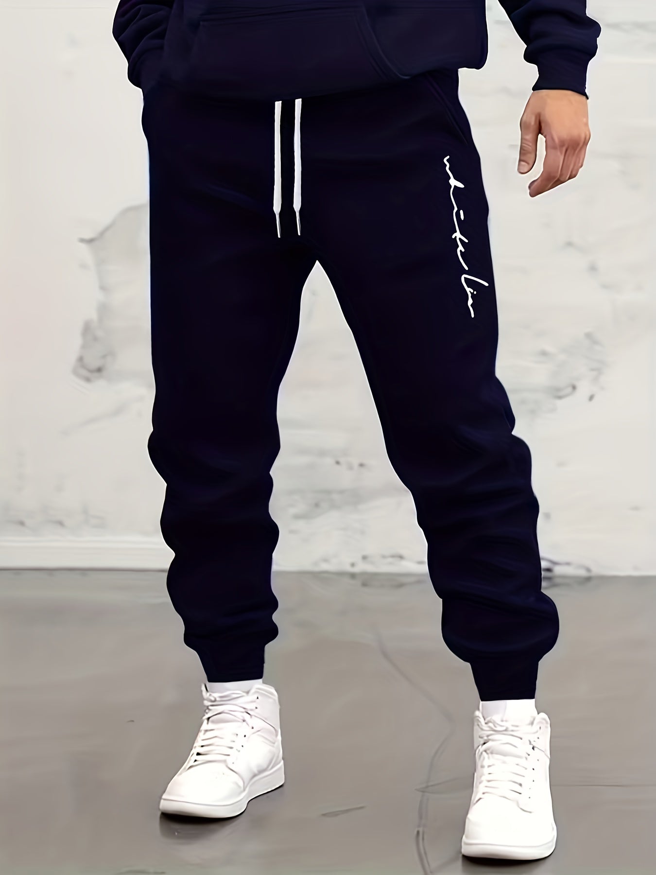 Men’s “BESTSELLER” Print Jogger Pants – Loose Fit, Lightweight Casual Joggers