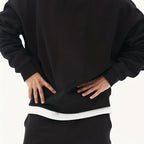 Men’s Classic Crew Neck Sweatshirt – Solid Color, Casual Fall/Winter Pullover