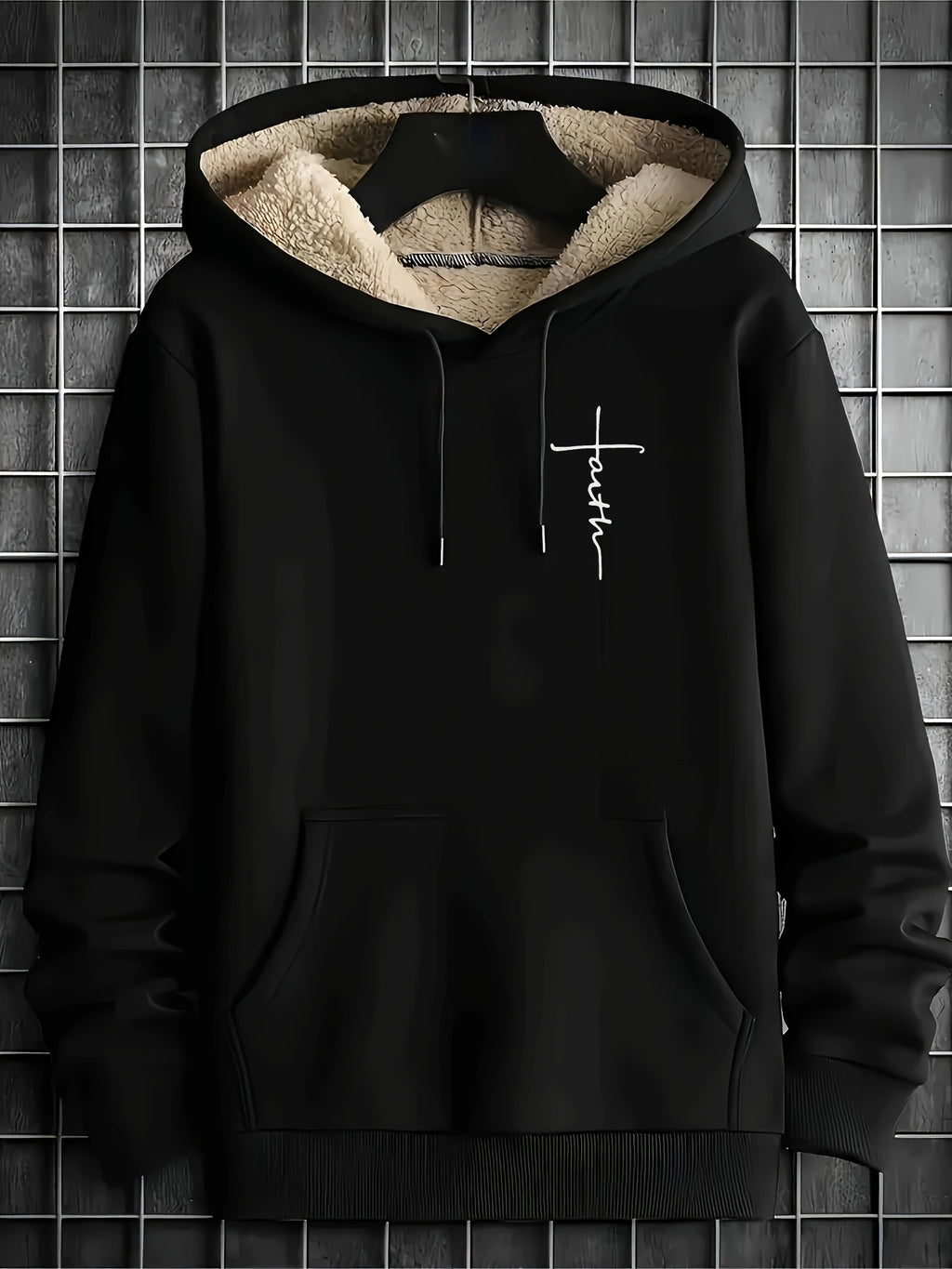 Men’s Fleece-Lined Skull & Bat Zip Hoodie – Warm Fall/Winter Streetwear