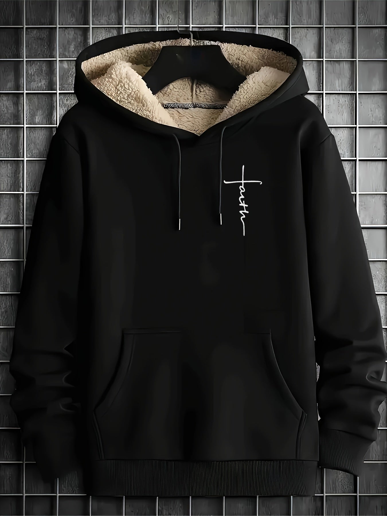 Men’s Fleece-Lined Skull & Bat Zip Hoodie – Warm Fall/Winter Streetwear