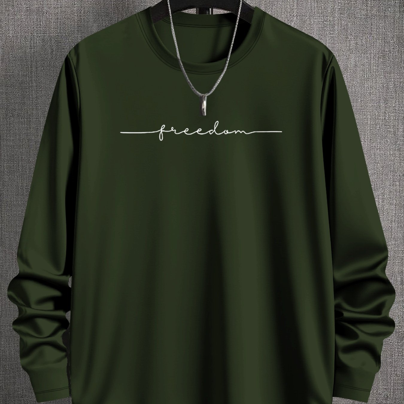 Men’s Oversized Freedom Long Sleeve Tee