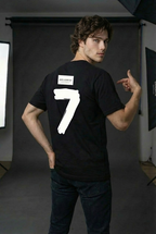 Unisex Famous Number " 7 " Graphic T-Shirt – Oversized Streetwear Top for Daily Wear