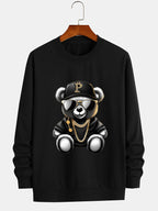 Men’s Thermal Long Sleeve Sweatshirt – Winter Warm Casual Crewneck