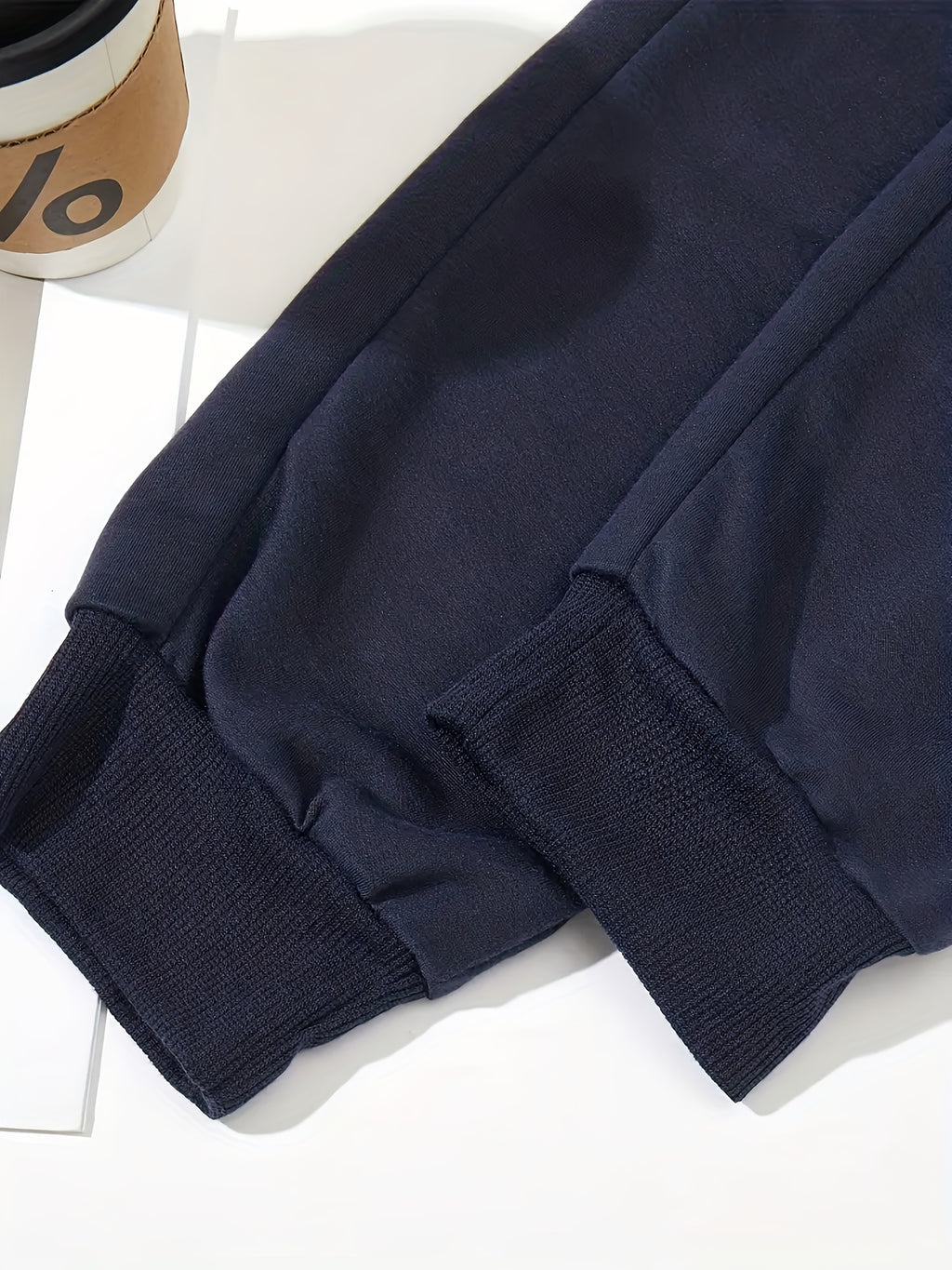 Men’s "BESTSELLER" Black Athletic Joggers – Stretch Running Pants with Drawstring Waist