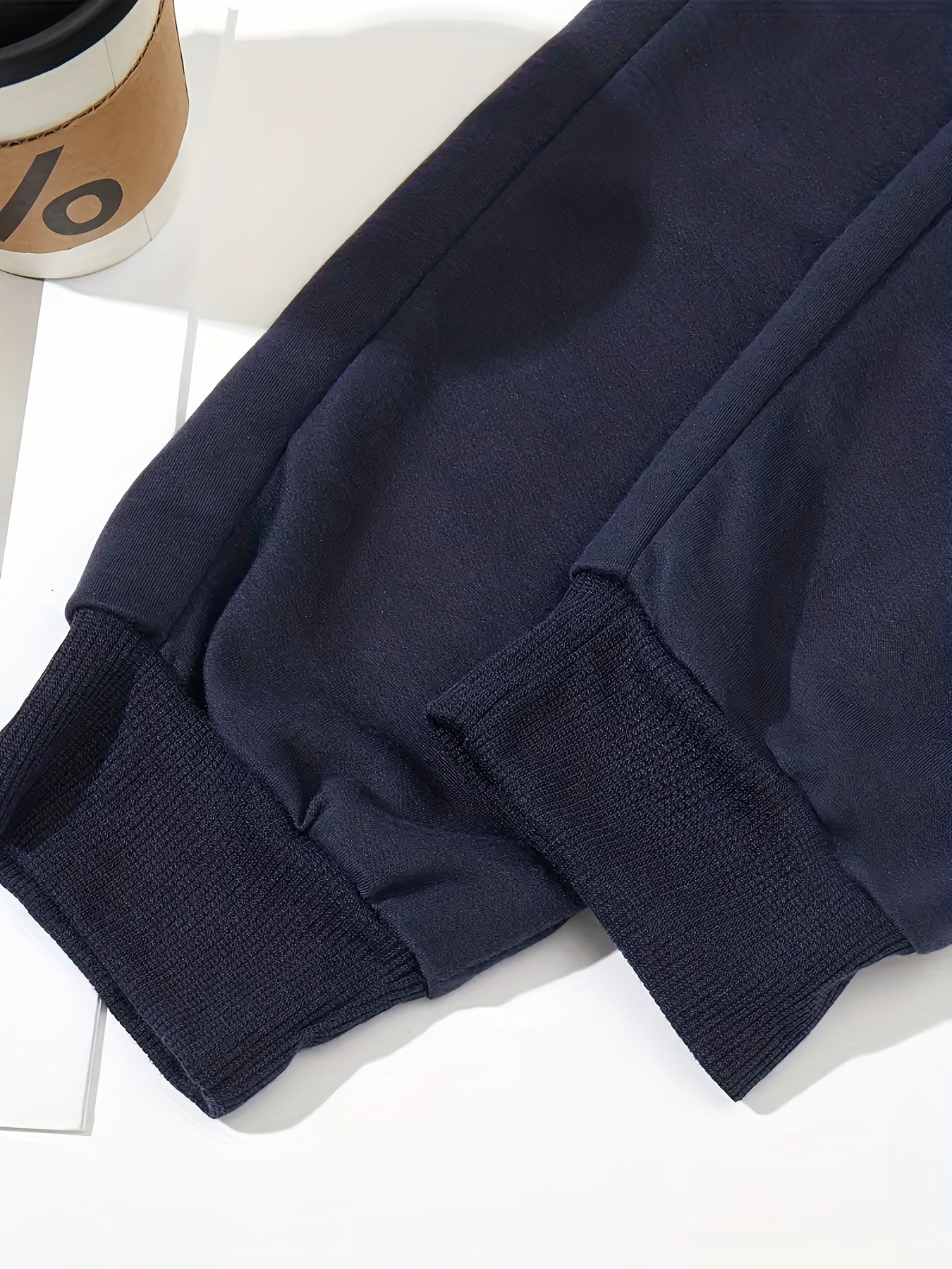 Men’s "BESTSELLER" Black Athletic Joggers – Stretch Running Pants with Drawstring Waist