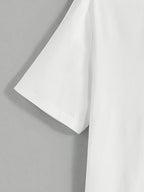 Men’s Oversized “Never Give Up” Heavyweight Tee