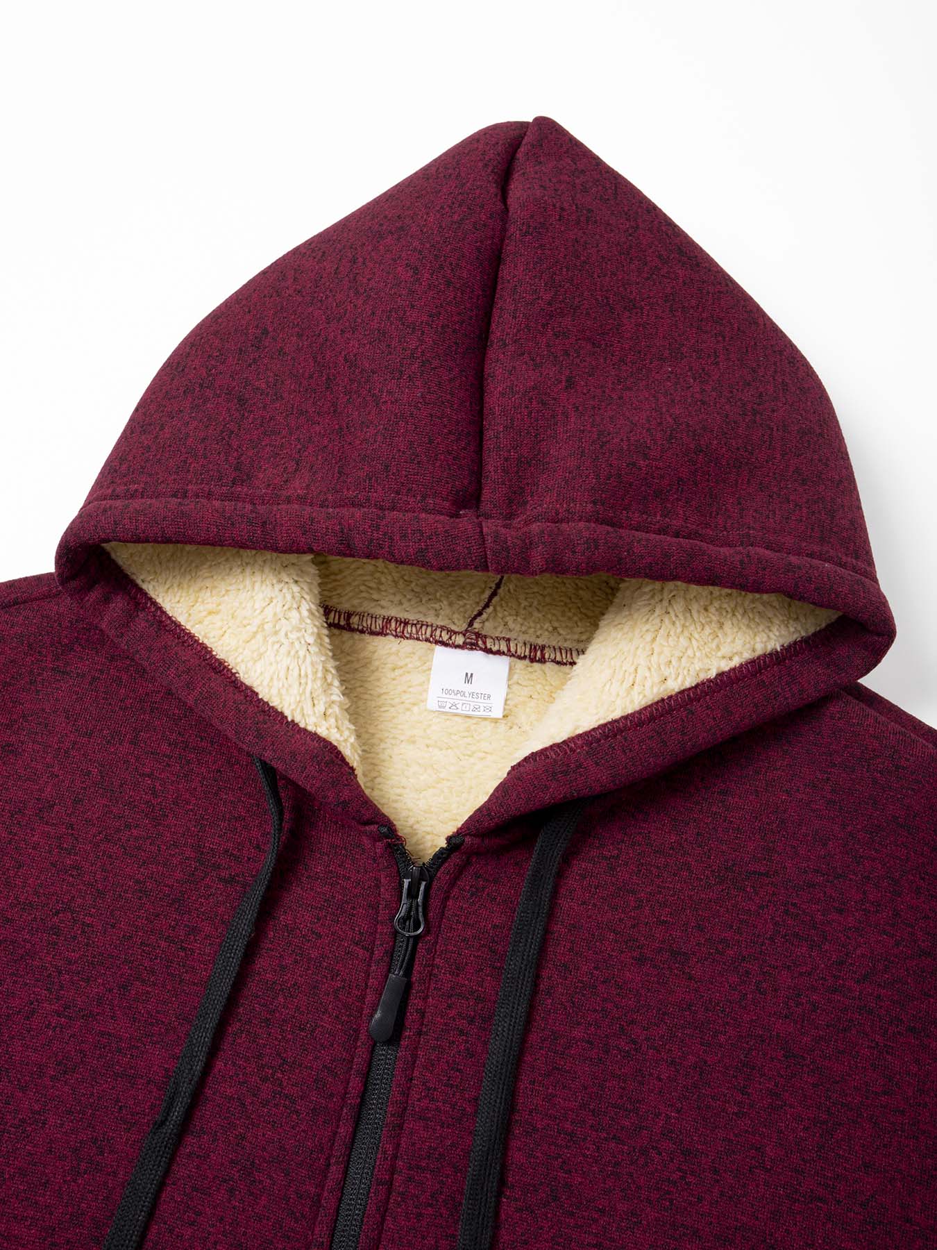 Unisex Slim Fit Winter Zip Jacket – Thick Warm Hooded Coat with Pockets