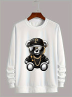 Men’s Thermal Long Sleeve Sweatshirt – Winter Warm Casual Crewneck