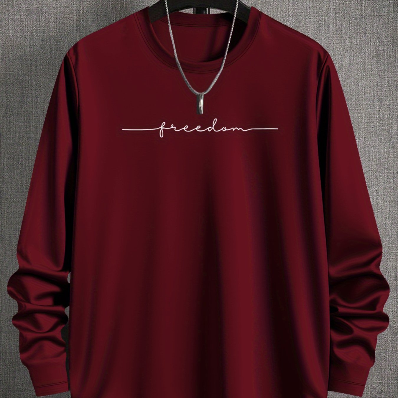 Men’s Oversized Freedom Long Sleeve Tee