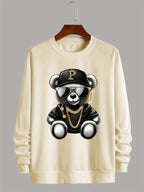 Men’s Thermal Long Sleeve Sweatshirt – Winter Warm Casual Crewneck