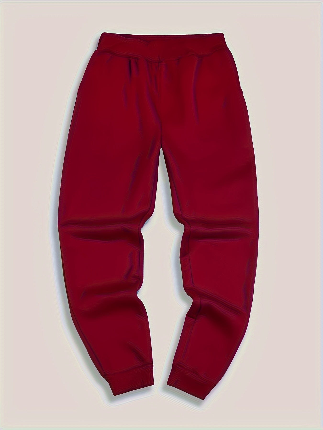 Men’s Thermal Winter Joggers – Heavy-Duty Tapered Pants for Outdoor Cold Weather