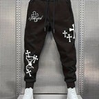 Men’s Trendy Printed Casual Trousers – Regular Fit Everyday Pants