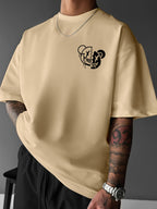 Men’s “Smile & Shine” Skull Graphic T-Shirt – Urban Streetwear Tee