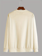 Men’s Thermal Long Sleeve Sweatshirt – Winter Warm Casual Crewneck