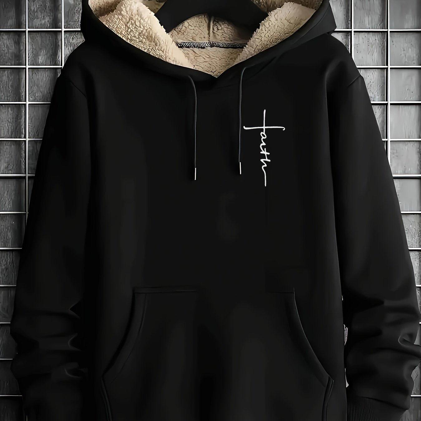 Men’s Fleece-Lined Skull & Bat Zip Hoodie – Warm Fall/Winter Streetwear