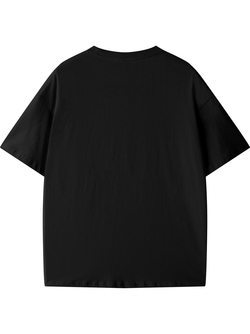 Men’s Oversized Flag Tee – Black Star & Stripe Print, 100% Cotton