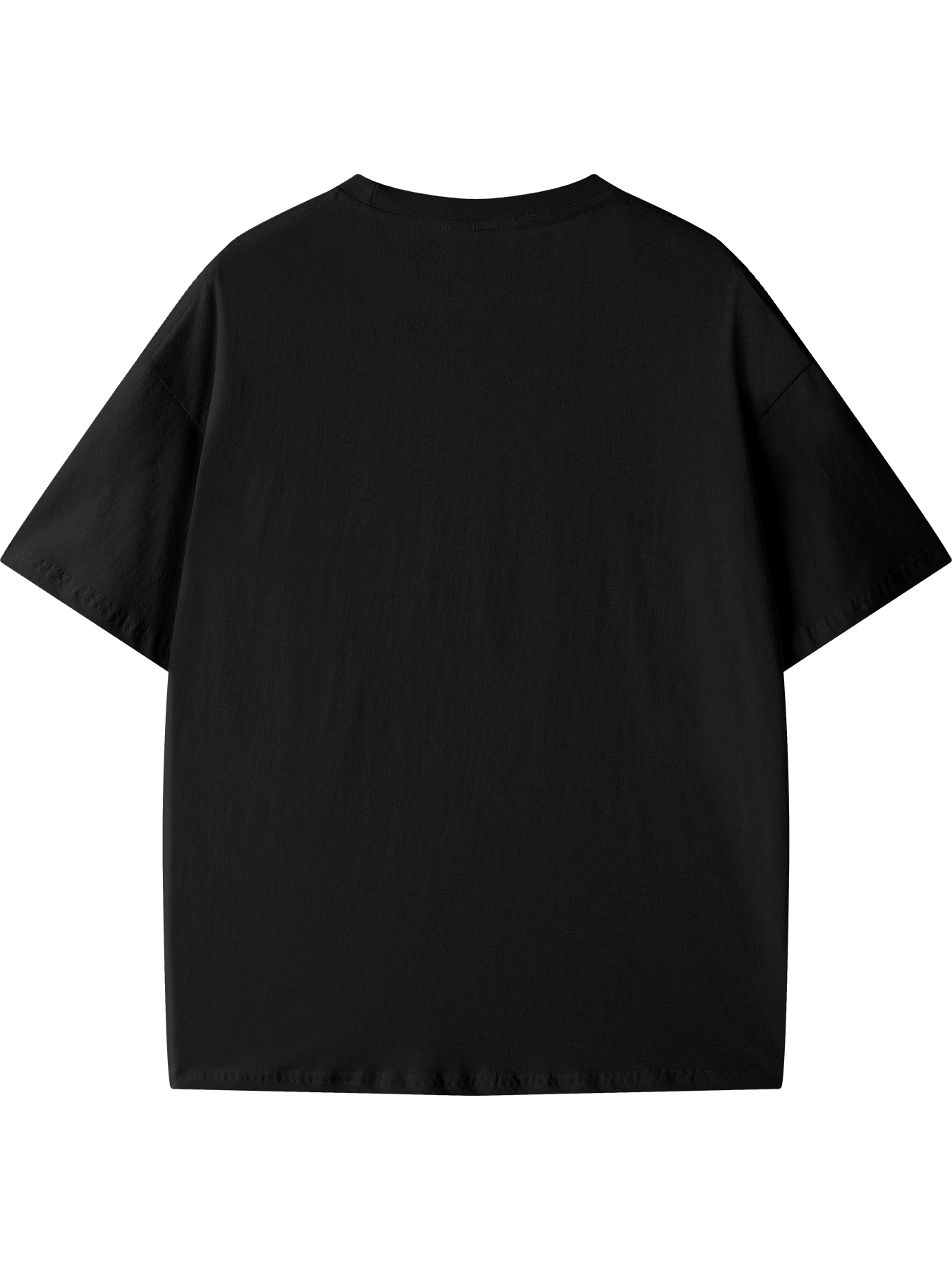 Men’s Oversized Flag Tee – Black Star & Stripe Print, 100% Cotton