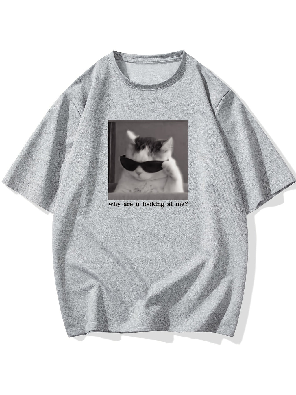 Oversized Logo Graphic Tee – Men’s & Teen Streetwear Short Sleeve Shirt