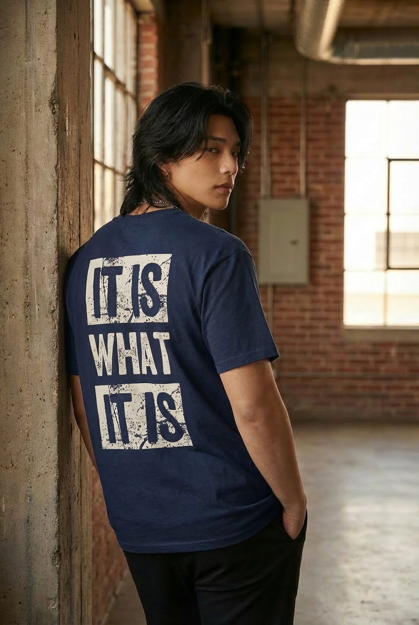 It Is What It Is Oversized Tee