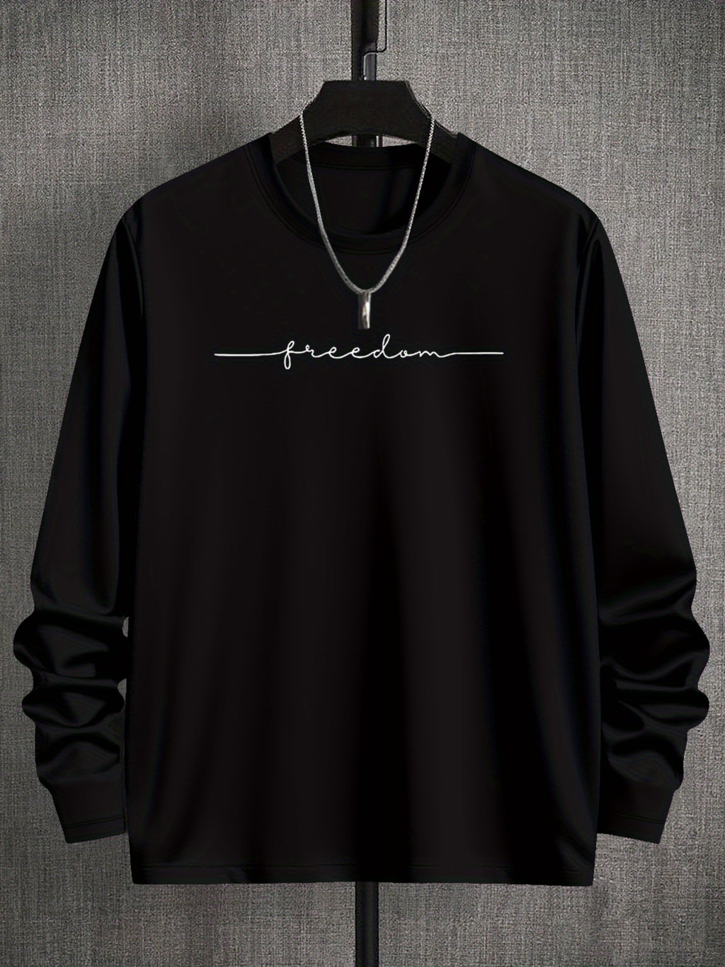 Men’s Oversized Freedom Long Sleeve Tee