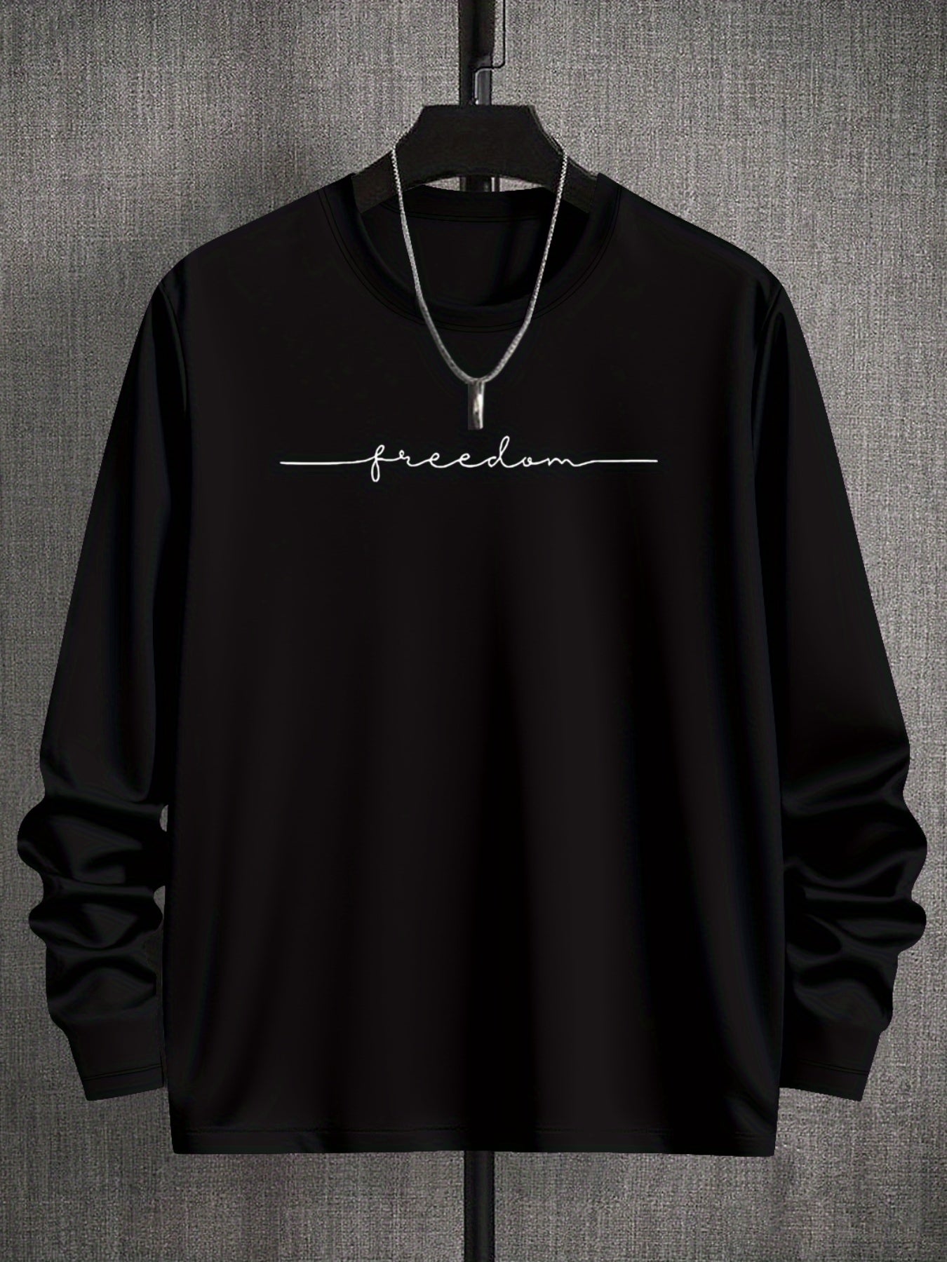 Men’s Oversized Freedom Long Sleeve Tee