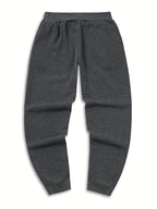 Men’s "BESTSELLER" Black Athletic Joggers – Stretch Running Pants with Drawstring