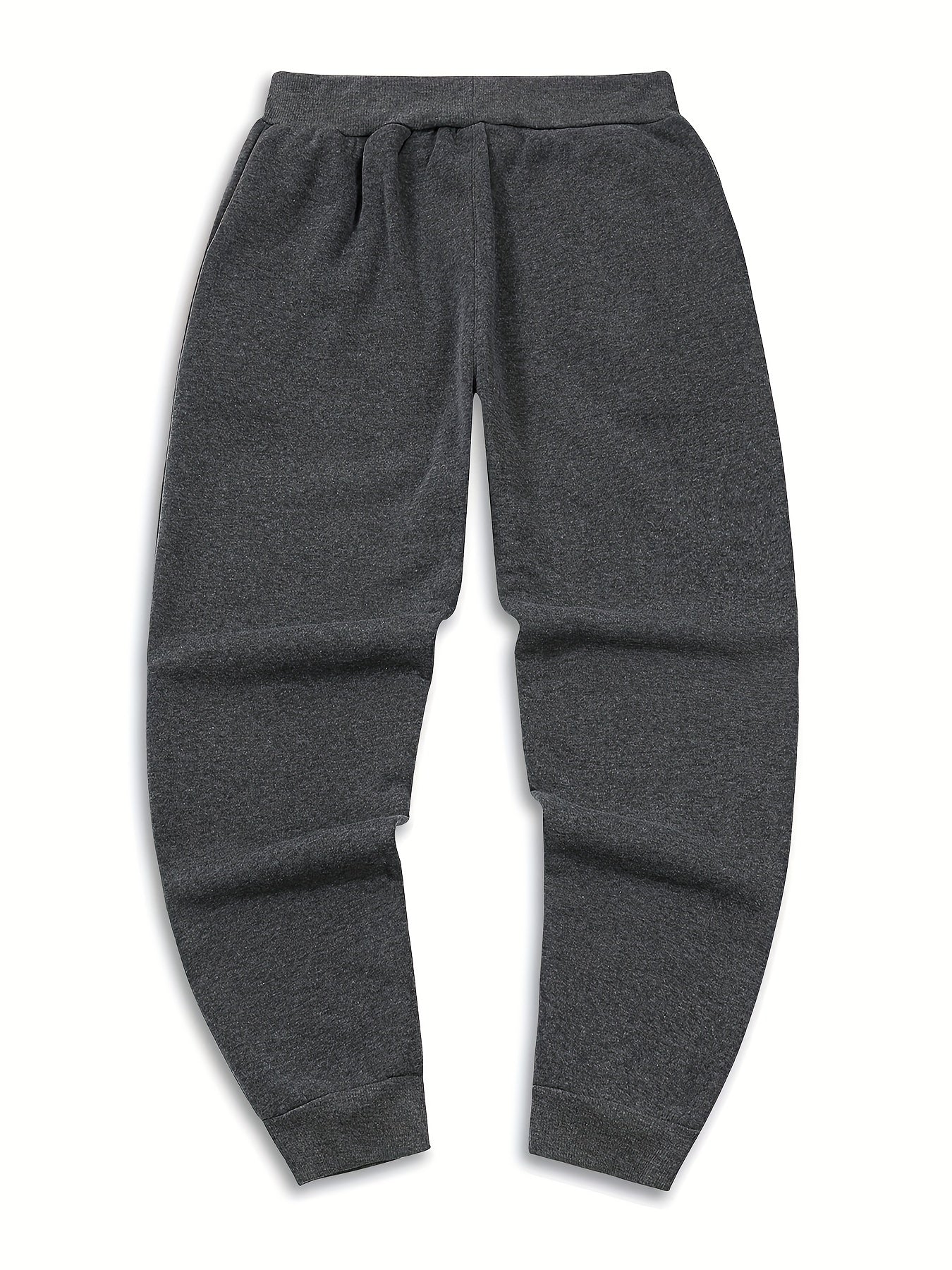 Men’s "BESTSELLER" Black Athletic Joggers – Stretch Running Pants with Drawstring