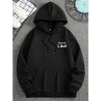 Unisex BESTSELLER Fleece-Lined "ETERNAL" Letter Print Hoodie – Autumn/Winter Pullover